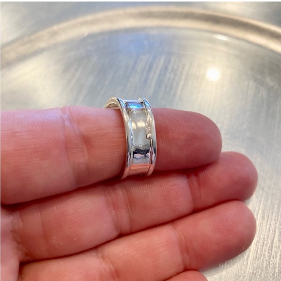 Large Moonstone Gem Ring (Opalite Moonstone Fashion Ring) ~ Brand New - Picture 3 of 6